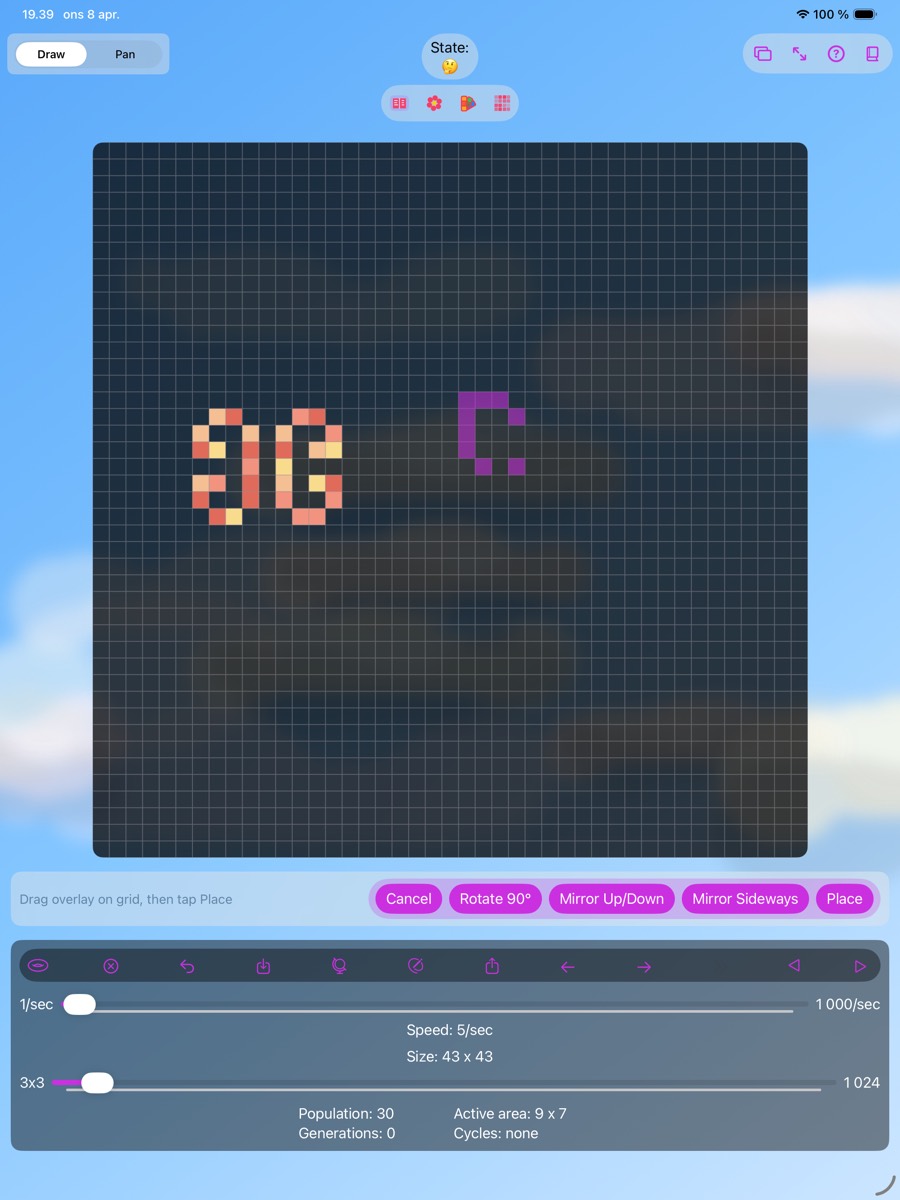 Import placement tools on iPad